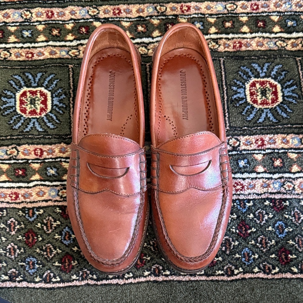 Johnston & Murphy Leather Loafers